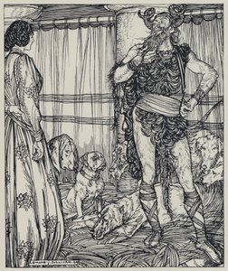 Tennyson, A Dream of Fair Women ve Diğer Şiirler için İllüstrasyon by Edmund Joseph after Sullivan