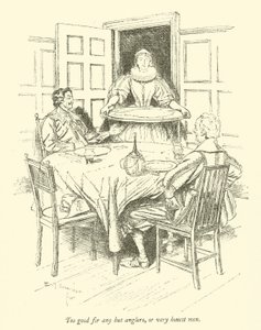 Olta balıkçıları veya çok dürüst erkekler dışında herkes için fazla iyi by Edmund Joseph after Sullivan