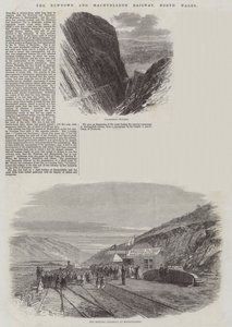 Newtown ve Machynlleth Demiryolu, Kuzey Galler by Edmund Morison Wimperis