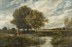 Atları Sulamak by Edmund Morison Wimperis