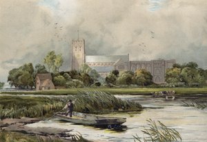 Yaz Bulutları, Christchurch, Hampshire by Edmund Morison after Wimperis