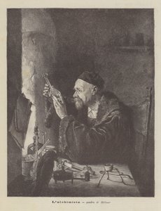 Lalchemist, Hellmer tarafından resim by Edmund Ritter von Hellmer