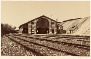 Longueau tren istasyonu,1855 (fotoğraf)