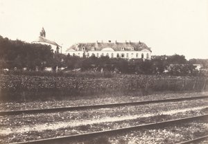 Abbeville yakınlarındaki Gard Manastırı, c. 1855. by Édouard Baldus