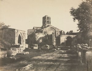 Saint-Honorat, Pres dArles, 1853. by Édouard Baldus