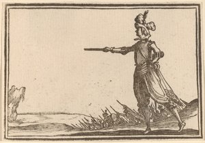 Yaya Askeri Komutan by Edouard Eckman after Jacques Callot