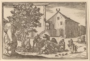 meyhane by Edouard Eckman after Jacques Callot