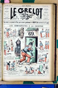 “Le Grelot”un kapağı, sayı 1025, Satirique en Couleurs