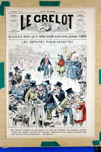 “Le Grelot” Kapağı, 1323 Numaralı, Renkli Hiciv