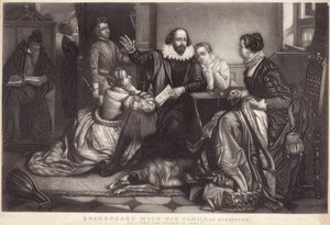 Shakespeare ailesiyle birlikte Stratford on Avon