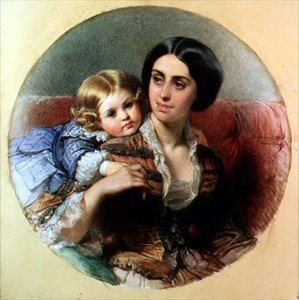 anne şefkati by Edouard Louis Dubufe