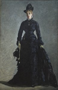 Parisli Bir Leydi (tuval üzerine yağlı boya) by Édouard Manet