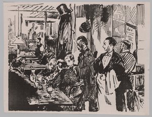 Kafede by Édouard Manet