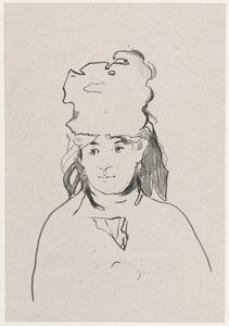 Berthe Morisot, 1872. by Édouard Manet