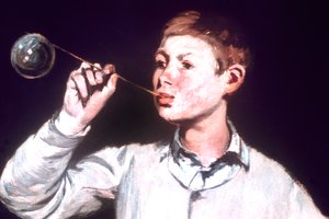 Baloncuk Üfleyen Çocuk, Detay, 1867 by Édouard Manet