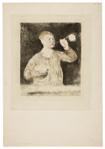 Çocuk Üfleme Sabun Köpüğü by Édouard Manet