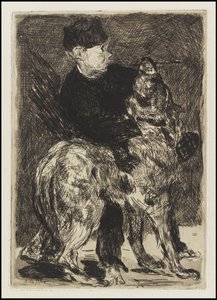 Köpekli Çocuk, 1862 by Édouard Manet