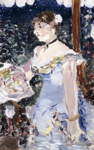Cafe-Konser Şarkıcısı by Édouard Manet