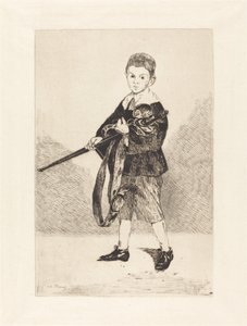 Kılıçlı Çocuk, Sola Döndü by Édouard Manet