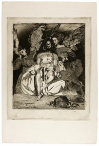 Meleklerle Ölü İsa by Édouard Manet