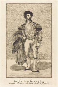 Don Mariano Camprubi (Dansçı) by Édouard Manet