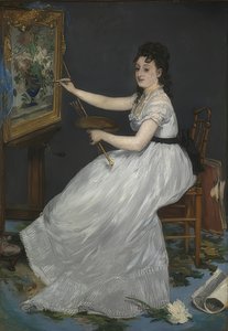 Eva Gonzales. 1870 by Édouard Manet