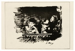 Üst Galeride by Édouard Manet