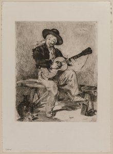 Le Guitarrero by Édouard Manet