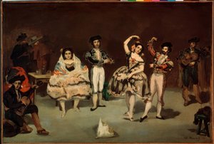 İspanyol balesi by Édouard Manet