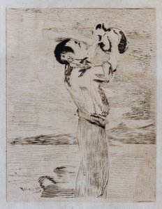 Su tiryakisi (aşındırma ve kuru nokta) by Édouard Manet