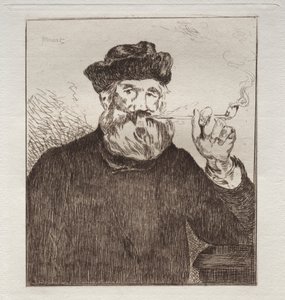 Sigara içen. by Édouard Manet