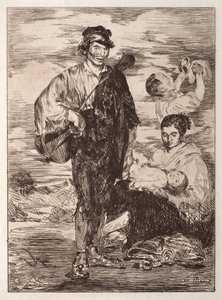 Çingeneler. by Édouard Manet