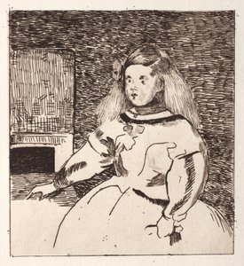 Ben bebek Marguerite. by Édouard Manet