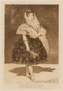 Lola de Valensiya, 1862. by Édouard Manet