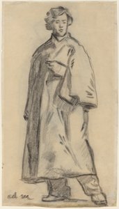 Pelerinli Adam [recto], 18521858. by Édouard Manet