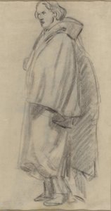 Pelerin Giyen Adam [verso], 18521858. by Édouard Manet