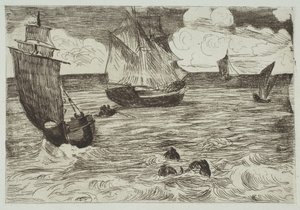 Deniz, 1865-66. by Édouard Manet