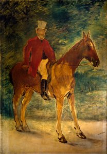 Mösyö Arnaud Bir Atlı Tablo Edouard Manet (1832-1883) 1875 Dim 154x225 cm Milan, Galleria dArte Moderna by Édouard Manet