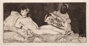 Olympia, 1867. by Édouard Manet