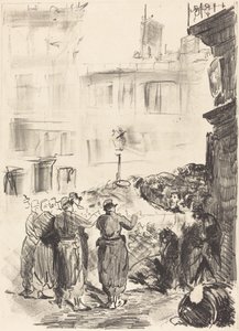 Barikat (La barikat) by Édouard Manet