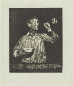 Sabun Köpüğü Olan Çocuk by Édouard Manet