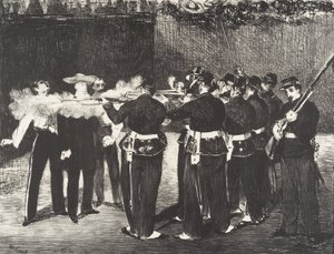 İmparator Maximilian'ın İnfazı Maximilian'ın İnfazı, 1868. by Édouard Manet