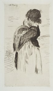 Küçük Kız, 1861-62. by Édouard Manet
