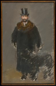 Köpekli Adam by Édouard Manet