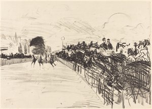 Yarışlar (Les kursları) by Édouard Manet