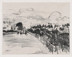 Yarışlar, 1865. by Édouard Manet