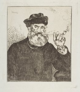 Sigara İçen Sigara İçen, 1866-67. by Édouard Manet