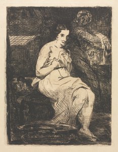 tuvalet by Édouard Manet