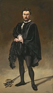 Tragedyacı Aktör (Rouviere, Hamlet rolünde) by Édouard Manet