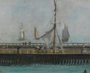 Boulogne-sur-Mer iskelesi, 1868 by Édouard Manet